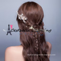 Elegant handmade crystal rhinestone casamento acessórios de cabelo nupcial